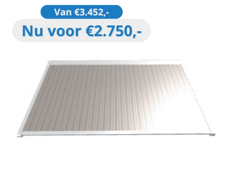 Verano Oslo 4,76 x 2,4 meter + Somfy Sunea IO motor