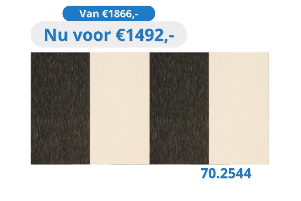 Zon en Scherm Markies Standaard 2,6 x 1,2 meter